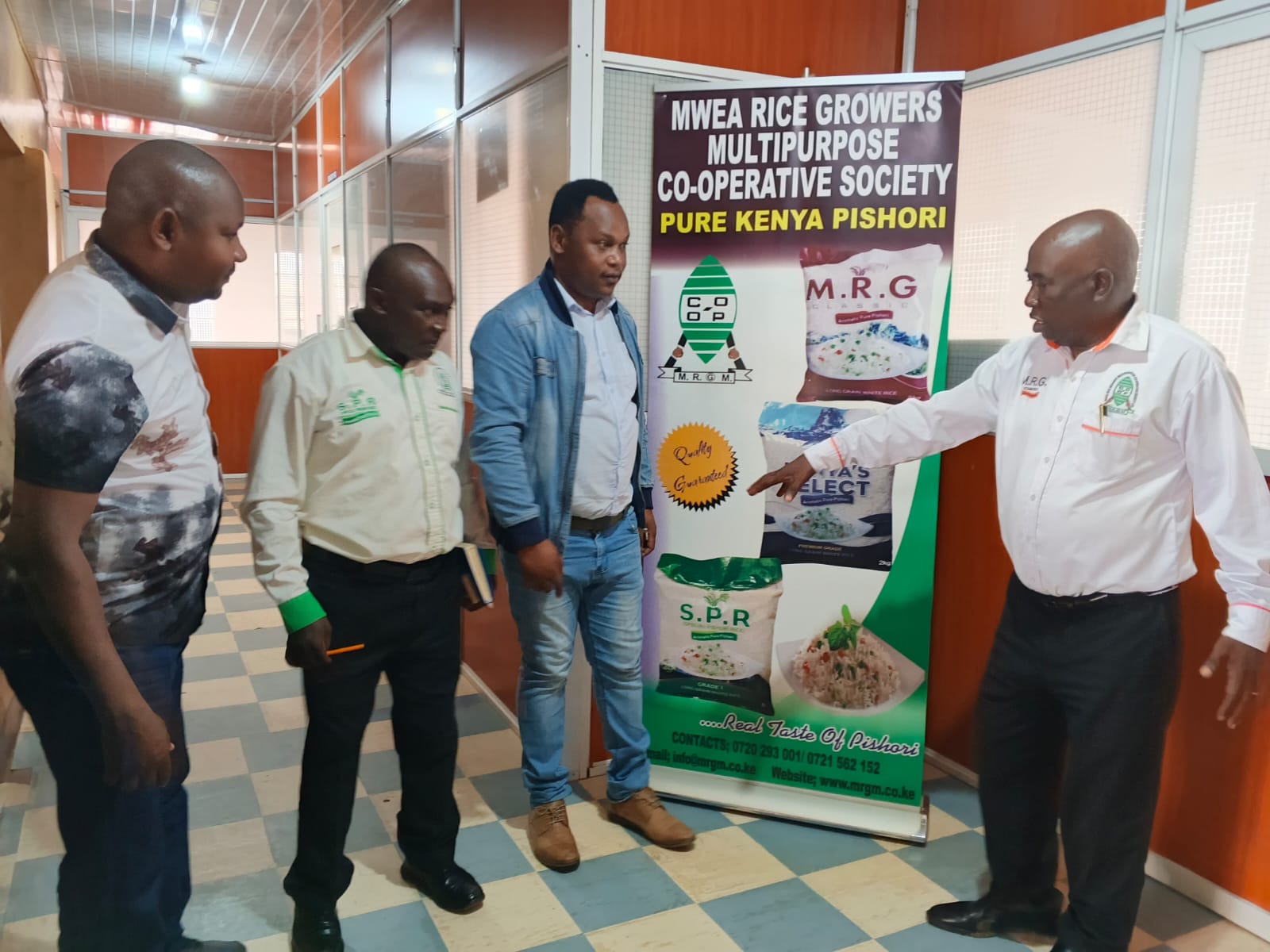 Meeting with Mwea Rice Growers Multipurpose Co-operative Society representatives